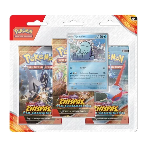 Pokemon TCG-Chispas Fulgurantes - Pack 3 Sobres (Español) - Imagen 2