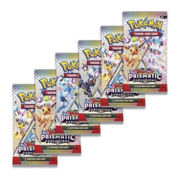 Pokemon TCG-Prismatic Evolutions Booster Bundle (6 Packs) - Imagen 2