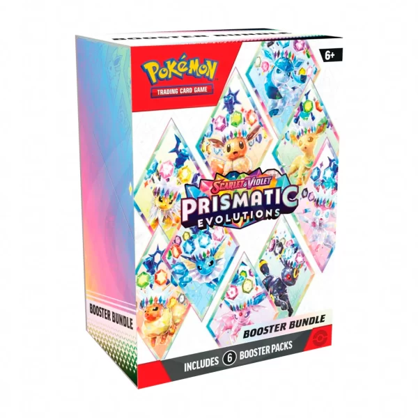 Pokemon TCG-Prismatic Evolutions Booster Bundle (6 Packs)