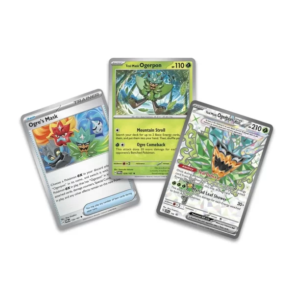 Pokemon TCG-Ogerpon Ex Premium Collection - Imagen 4