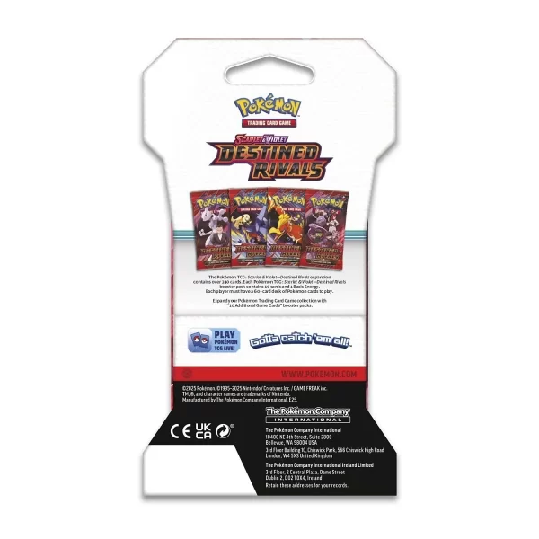 Scarlet & Violet-Destined Rivals Sleeved Booster Pack (10 Cards) - Imagen 5